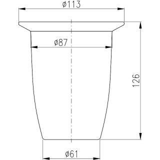 Стакан для зубных щеток Rav Slezak KER003 Белый